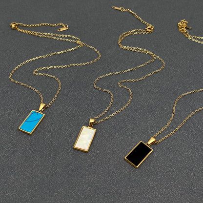 Star Moon Tarot 18K Gold Plated Steel Necklace -FGS/MS