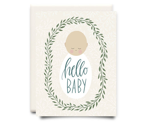 Hello Baby | New Baby Greeting Card