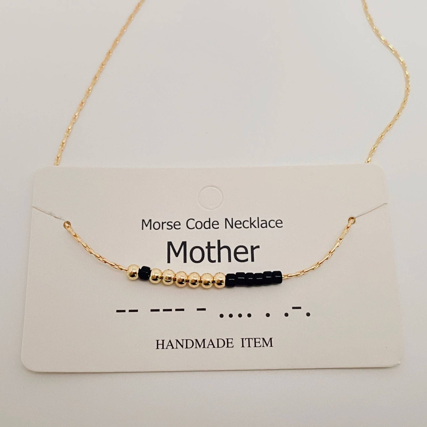 Handmade “Fuck off” Morse Code Necklace
