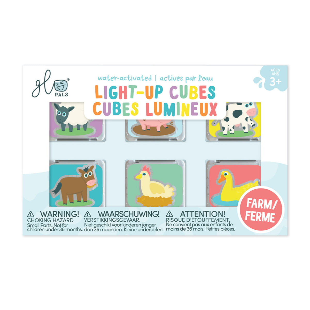 Light-up Cube 6pk|| Glo Pals