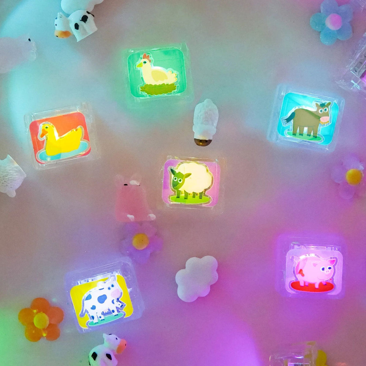 Light-up Cube 6pk|| Glo Pals