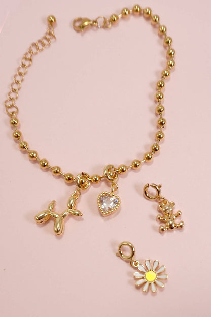 CHARM-18K OR VÉRITABLE TREMPÉ AVEC FERMOIR À ANNEAU À RESSORT | 80CM1100