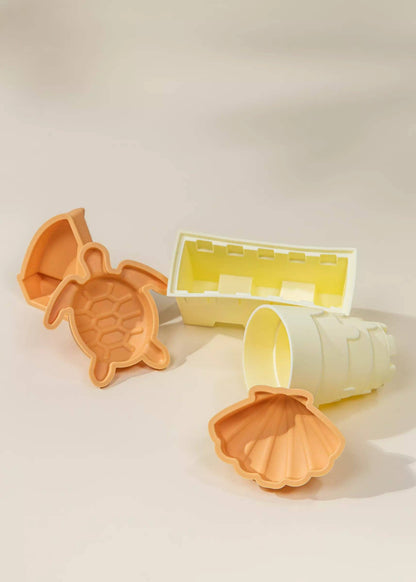 Set of 5 Silicone Sand Moulds For The Beach