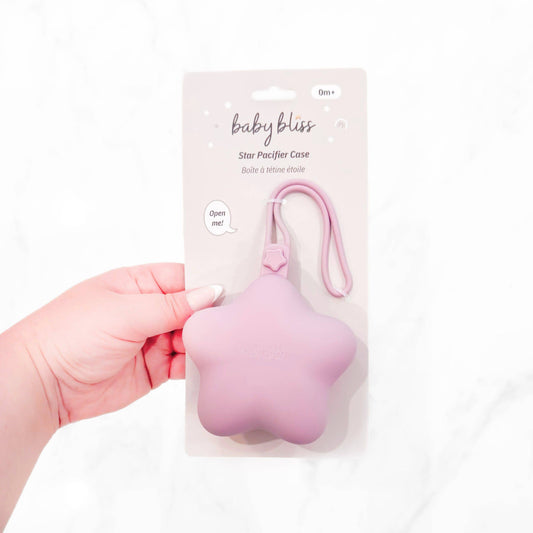 Star Pacifier Holder Case - Lavender