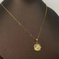 Enamel Evil Eyes Charm18K Gold Plated S.Steel Necklace - FGS