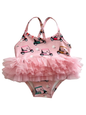 Voiturette de golf rose / Maillot de bain Ariel Tutu / UPF 50+ (Bébé - Enfant)