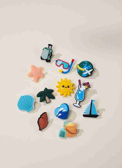 Set of 12 Holiday Charms Pin