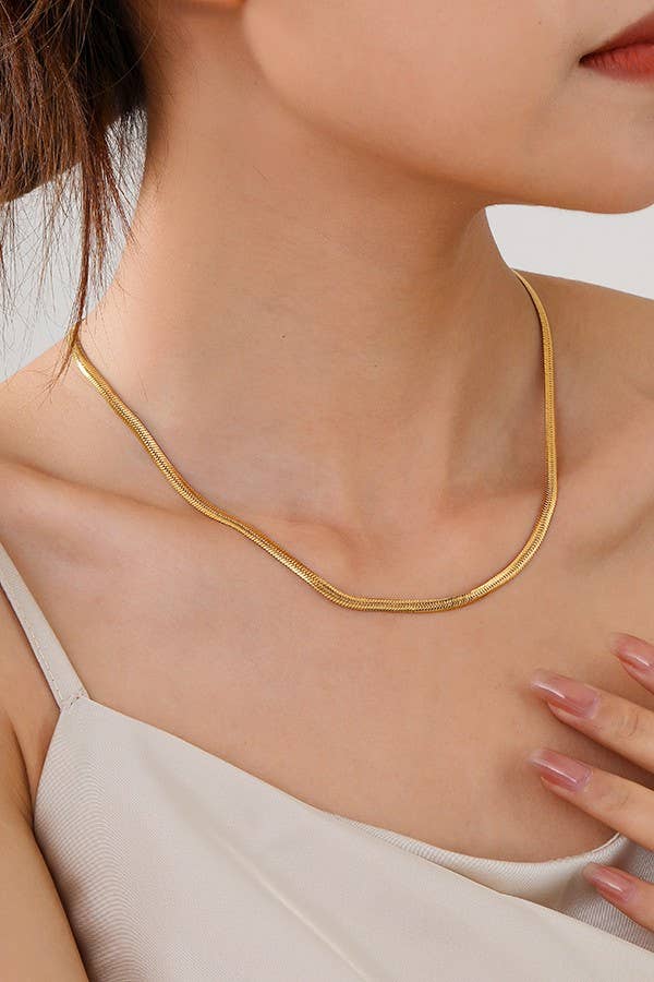 COLLIER EN ACIER INOXYDABLE ÉTANCHE ET ANTI-TERNISSURE | 40NK318