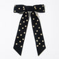 PRETTY RHINESTONE STUD BOW RIBBON HAIR CLIPS | 40H1002