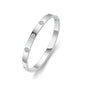 18K NON-TARNISH WATERPROOF STAINLESS STEEL BANGLE | 40B5155