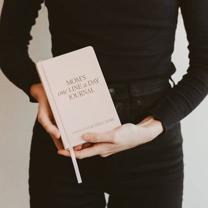 Journal en cuir d'une ligne par jour pour maman - Cadeaux pour la fête des mères