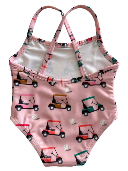 Voiturette de golf rose / Maillot de bain Marina / UPF 50+ (Bébé - Enfant)