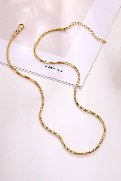 COLLIER EN ACIER INOXYDABLE ÉTANCHE ET ANTI-TERNISSURE | 40NK318