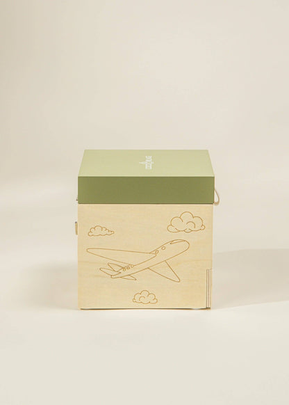 Wooden Musical Souvenir Box - Travel