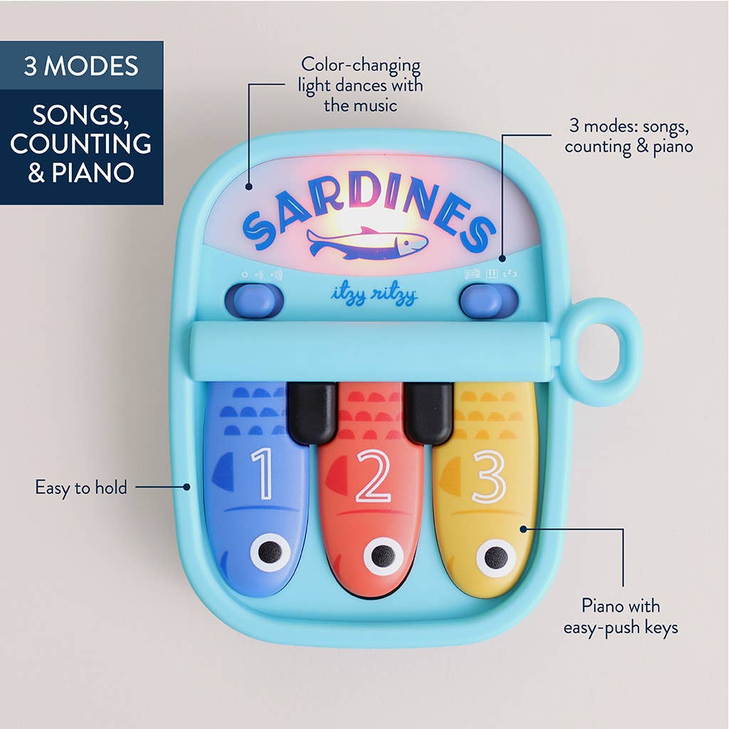 *NEW* Bitzy Tunes™ Light-up Interactive Piano Toy - Sardines