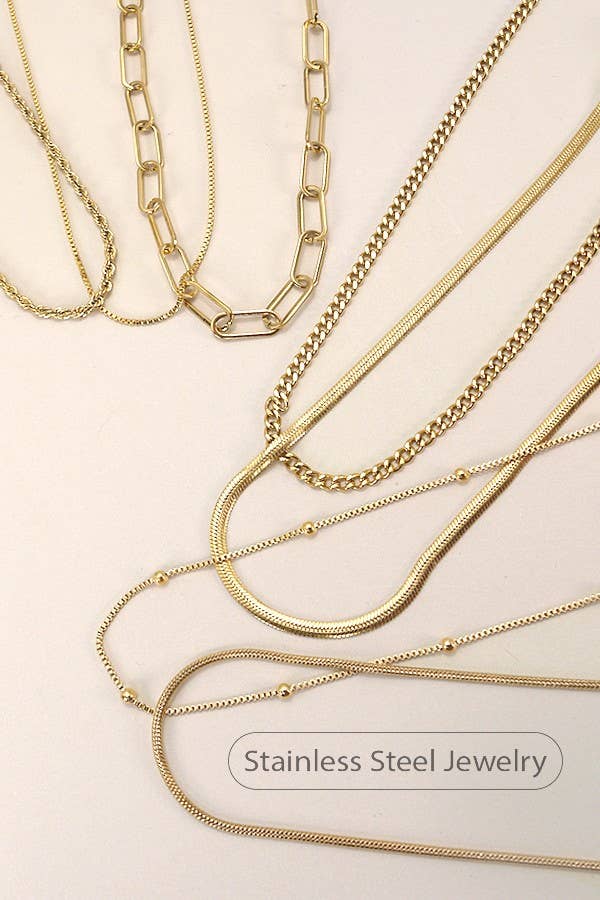 COLLIER EN ACIER INOXYDABLE ÉTANCHE ET ANTI-TERNISSURE | 40NK318