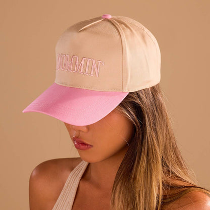 MOMMIN Embroidered Trucker Hat - Vintage Style | 40HW749