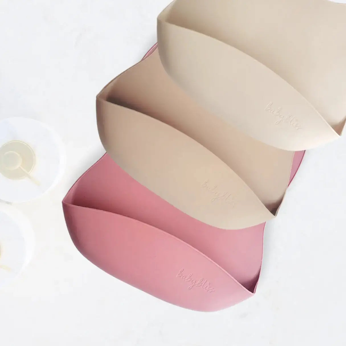 Silicone Bib - Dusty Pink