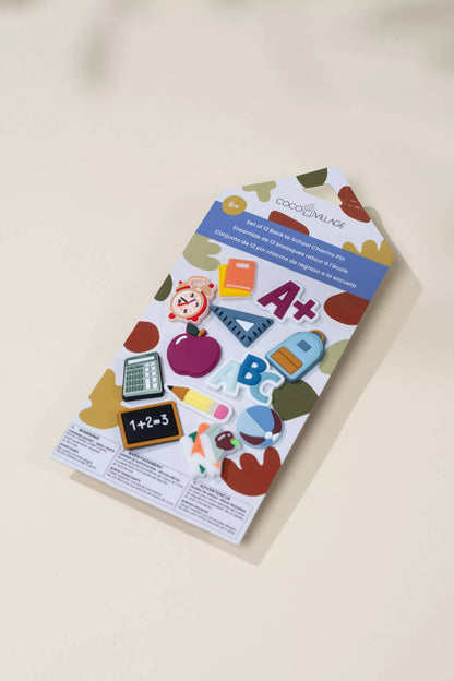 Set of 12 Back to School Charms Pin