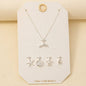 Whale Tail Swappable Pendant Necklace