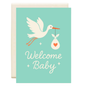 Stork | New Baby Greeting Card