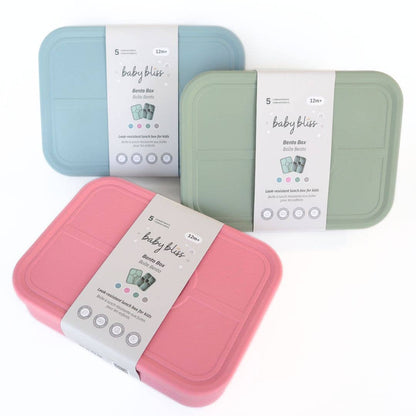 Kids Bento Box, Leak-Proof & 100% Silicone