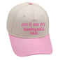 TWO TONE EMBROIDERY  WORD BASEBALL HAT CAP | 40HW730