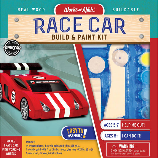 Race Car Build & Paint Kit