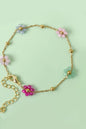 SUMMER MULTI BEADED FLOWER CHARM BRACELETS | 40B108