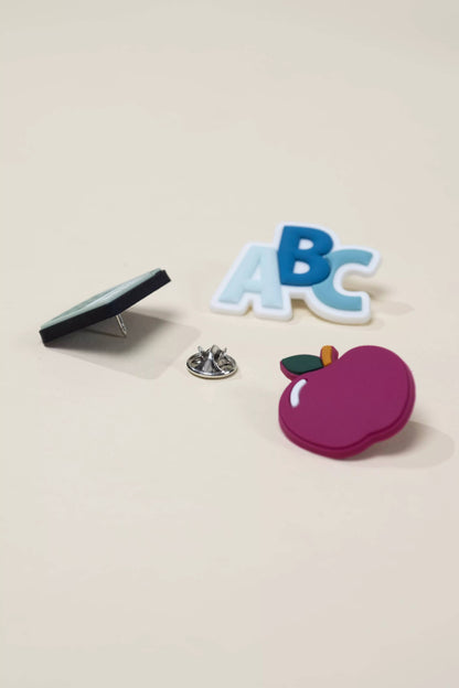 Set of 12 Back to School Charms Pin