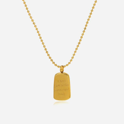 18K STAINLESS STEEL TARNISH FREE CHARM NECKLACE | 40NK9445