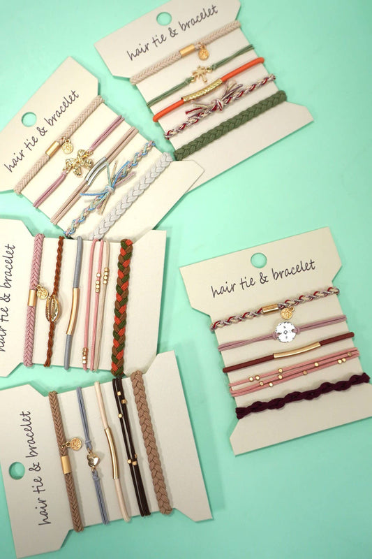 PULSERA CON NUDO DE FUNCIÓN DUAL BOHO PARA EL CABELLO | 40BH104