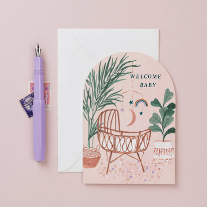 Welcome Baby Card | New Baby Card | Gender Neutral Baby Card