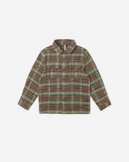 Pocketed Flannel Shirt || Holiday Plaid