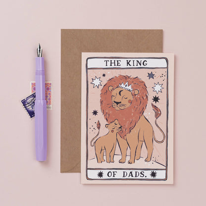 King of Dads Card | Male Birthday Card | Father's Day Cards