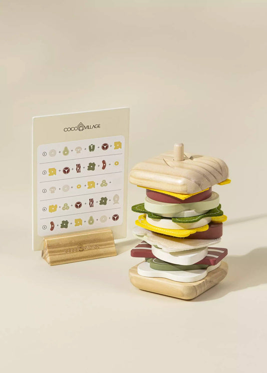 Sandwich empilable en bois