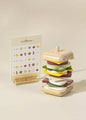 Sándwich apilable de madera