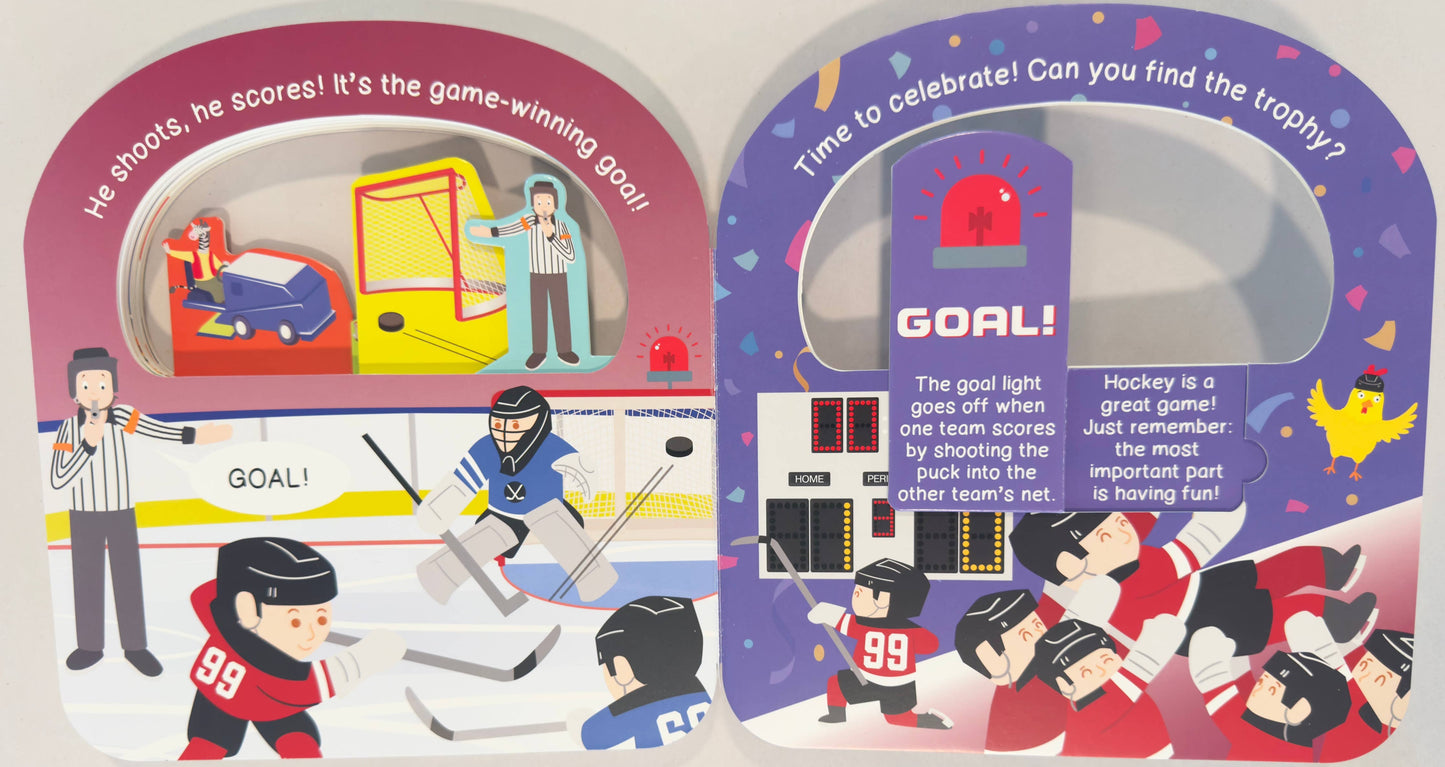 I Love Hockey! Look and Find Lift-the-Flap