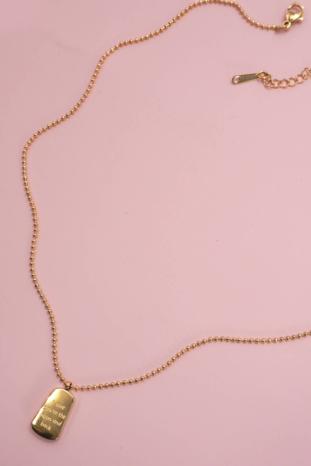 18K STAINLESS STEEL TARNISH FREE CHARM NECKLACE | 40NK9445