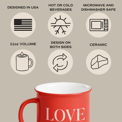 Tasse à café de 11 oz avec motif de feu de camp Plant Lady - Décoration d'intérieur et cadeaux