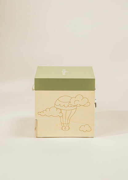 Wooden Musical Souvenir Box - Travel