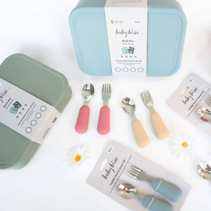 Kids Bento Box, Leak-Proof & 100% Silicone