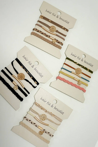 PULSERA CON NUDO DE FUNCIÓN DUAL BOHO PARA EL CABELLO | 40BH100