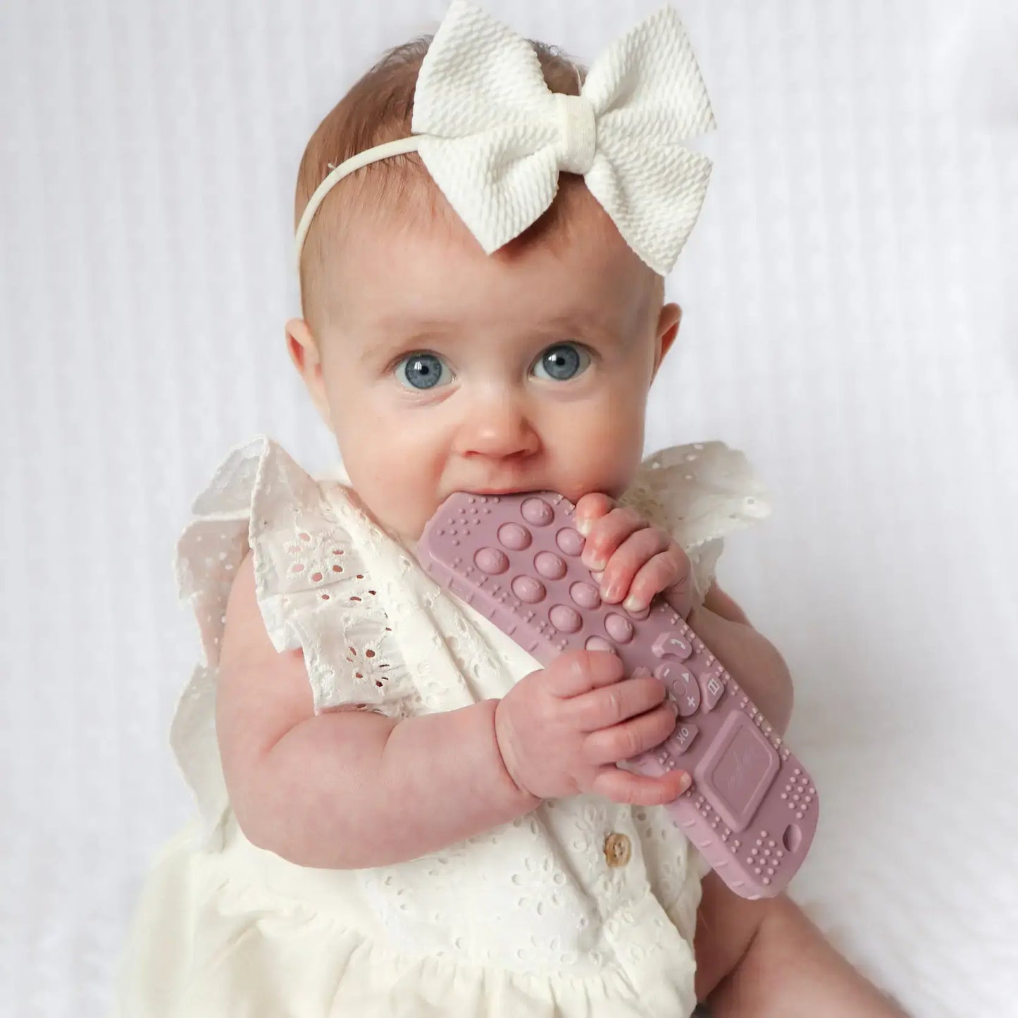 Sensory Popper Teether Phone - Sage