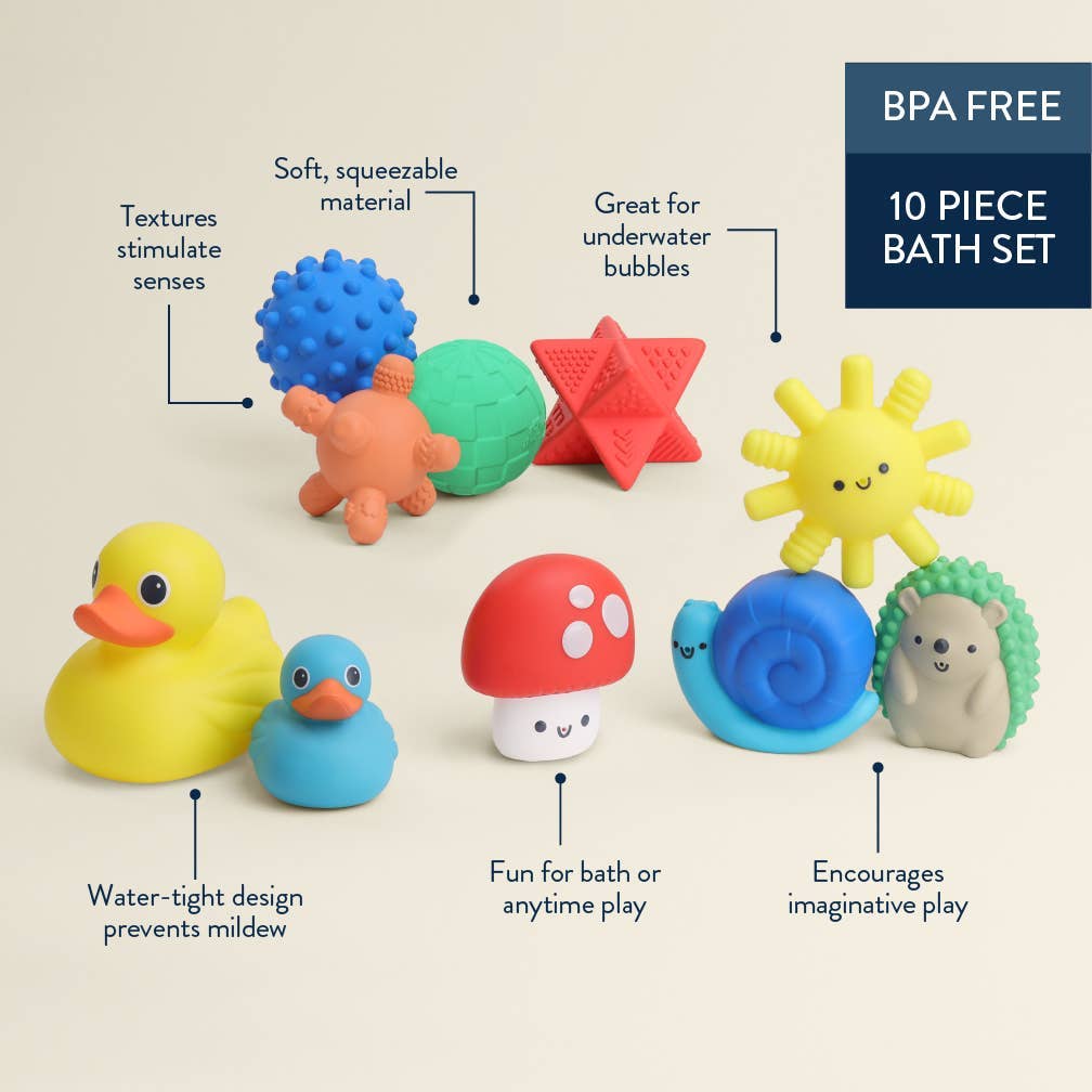*New* Itzy Splash Gift Set™ Soft Bath + Water Toys