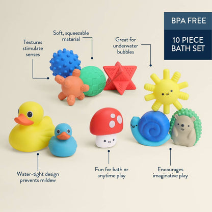 *New* Itzy Splash Gift Set™ Soft Bath + Water Toys