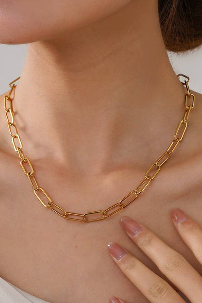 COLLIER EN ACIER INOXYDABLE ÉTANCHE ET ANTI-TERNISSURE | 40NK318