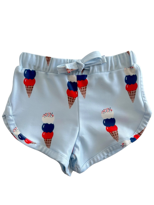 Short de bain Blue Ice Cream / Laguna / UPF 50+ (Bébé - Enfant)