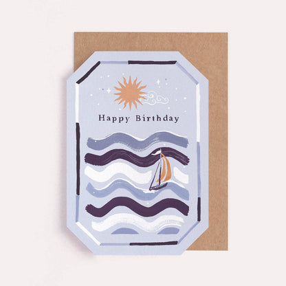 Ocean Sailing Birthday Card | Male Birthday Greeting Cards