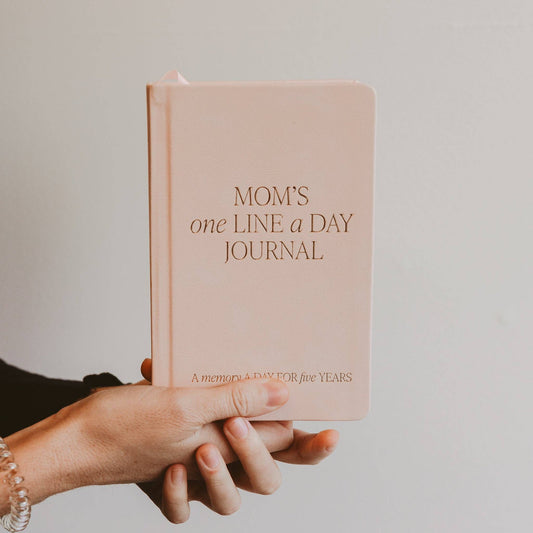 Journal en cuir d'une ligne par jour pour maman - Cadeaux pour la fête des mères